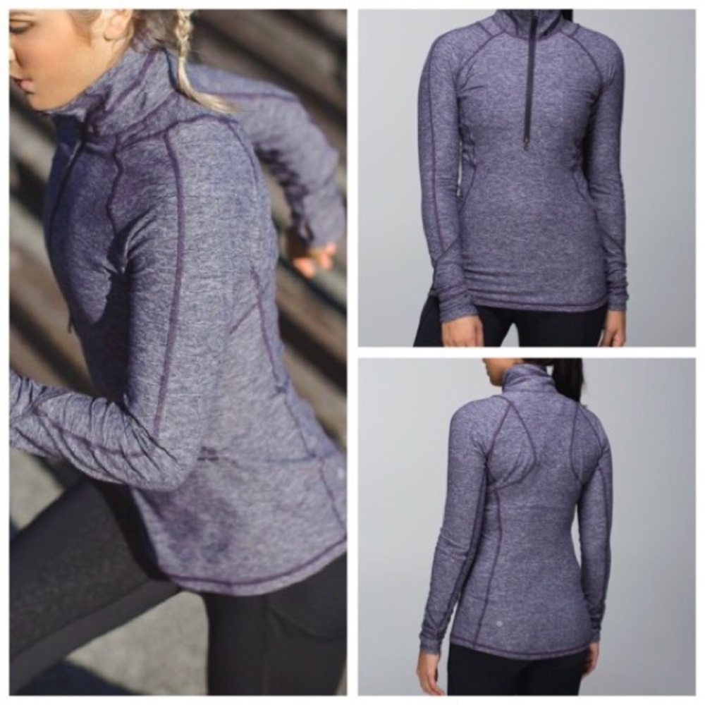 SOLD • Lululemon race your pace 1/2 zip size 2